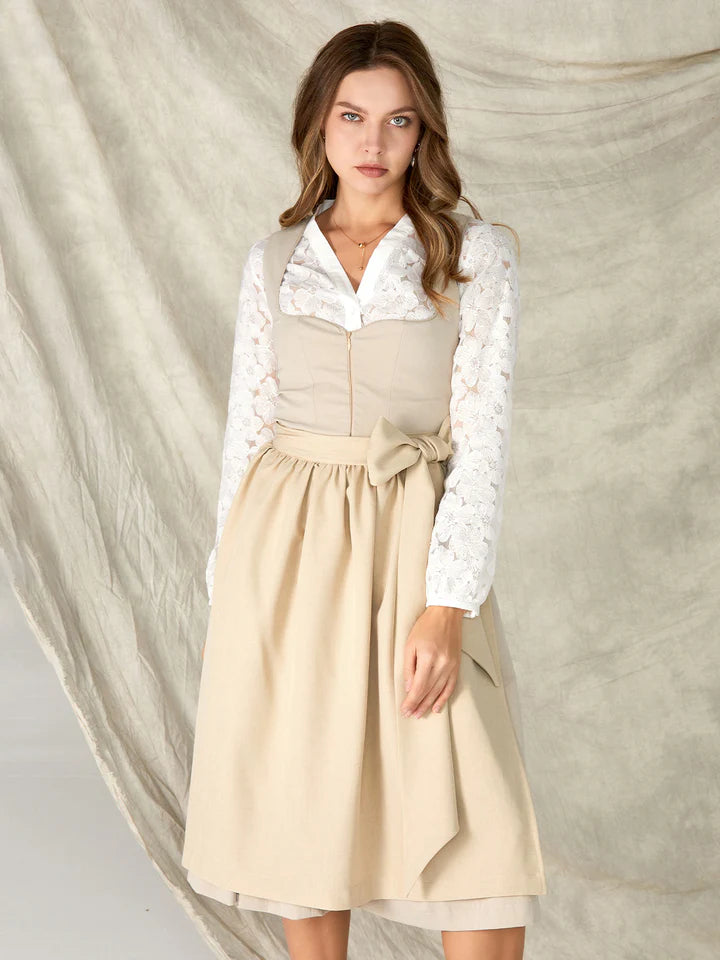 The beige dirndl – elegance and versatility